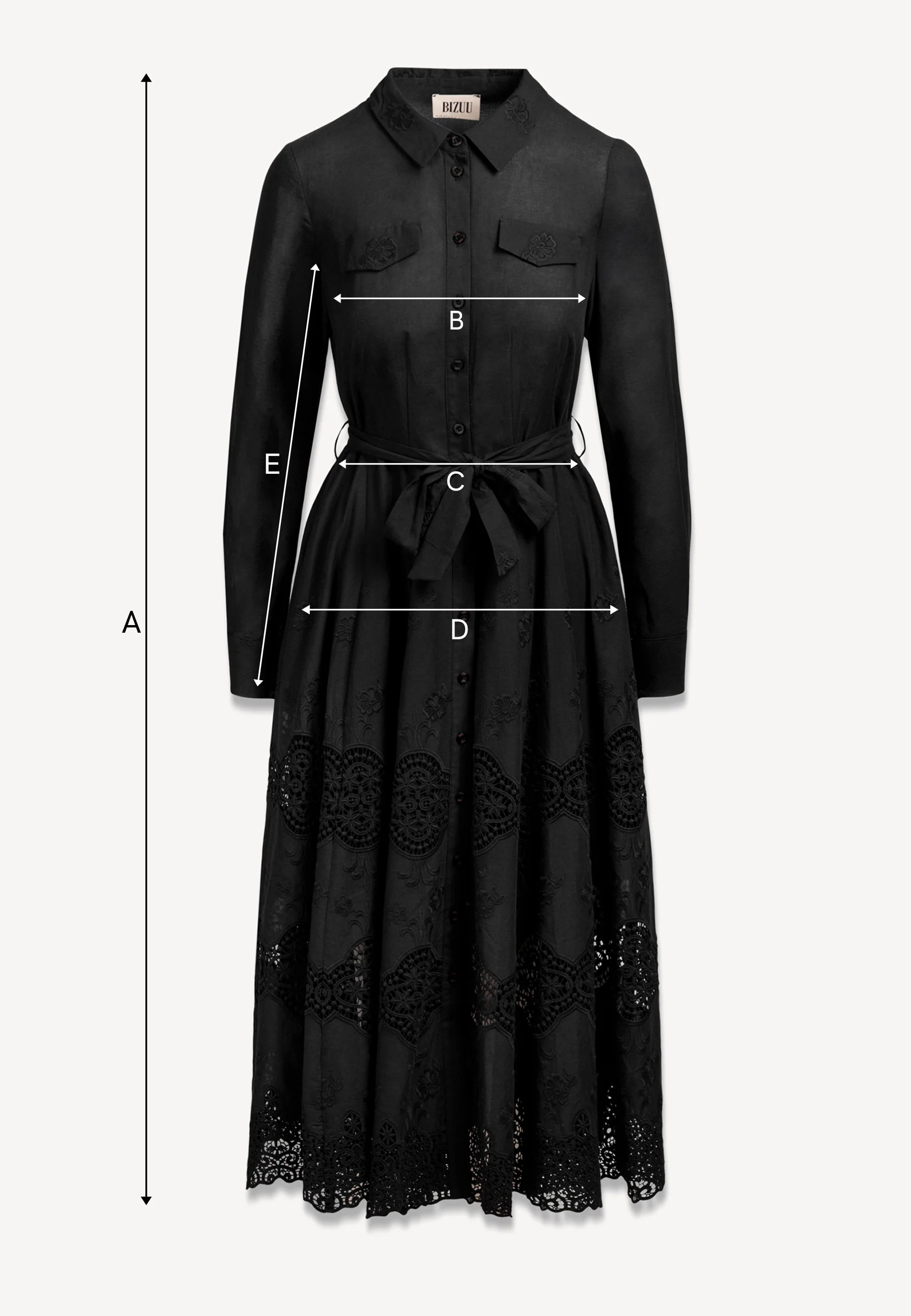 Czarna sukienka midi LAZURRA - Image 7