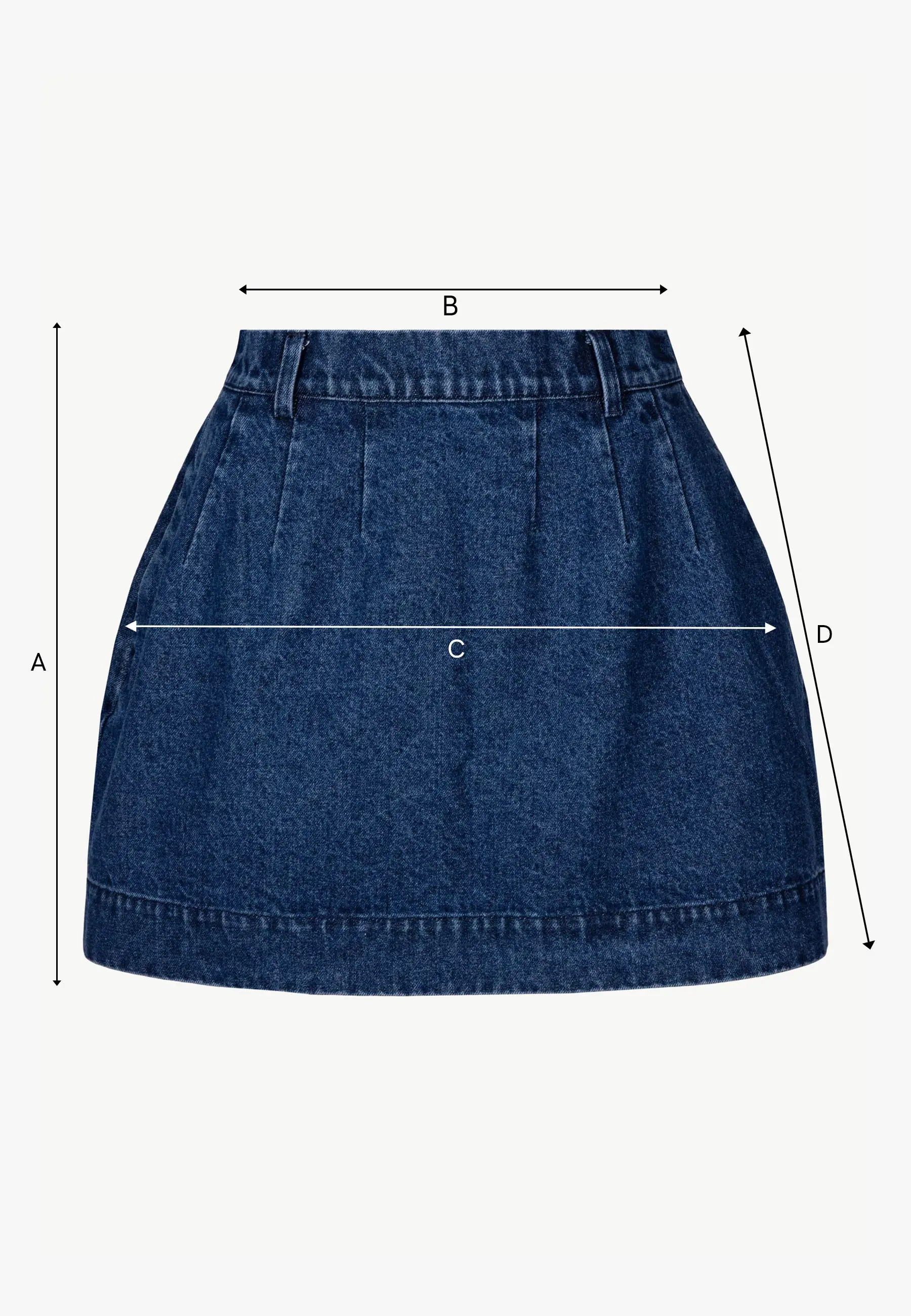 Jeansowa mini spódnica BREDA - Image 9
