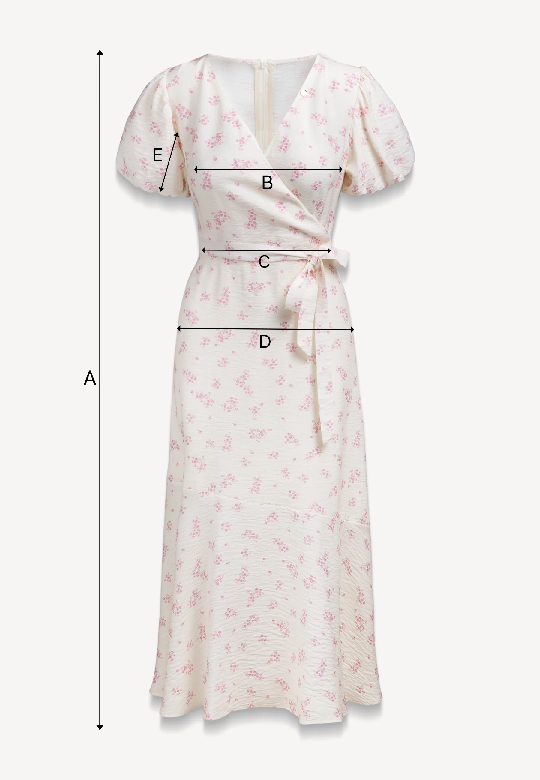Kremowa sukienka midi MALVIES w autorski print - Image 9